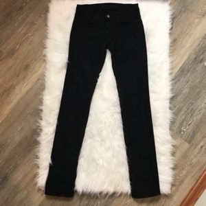 J BRAND l Black 942 Pencil Leg Jeans in Jett